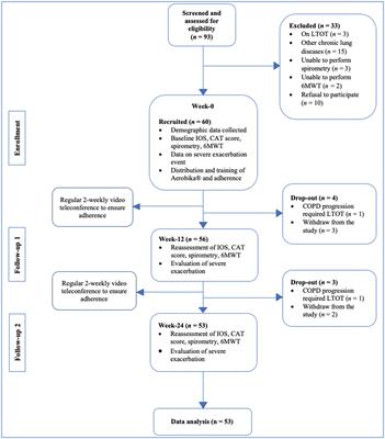 Impact of Aerobika® oscillating positive expiratory pressure in improving small airway resistance, lung function, symptoms and exercise capacity in chronic obstructive pulmonary disease
